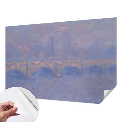 Samolepilna fototapeta z motivom modrega mostu