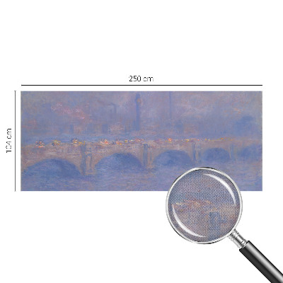 Samolepilna fototapeta z motivom modrega mostu