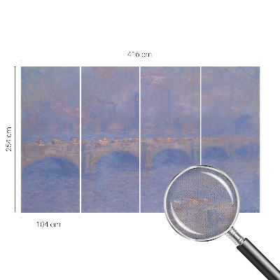 Samolepilna fototapeta z motivom modrega mostu
