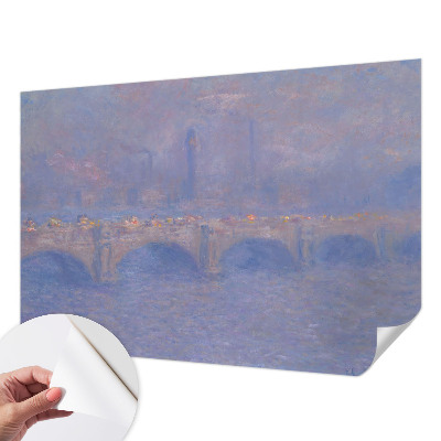 Samolepilna fototapeta z motivom modrega mostu