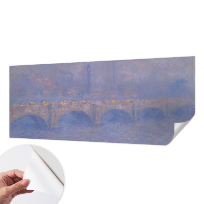Samolepilna fototapeta z motivom modrega mostu