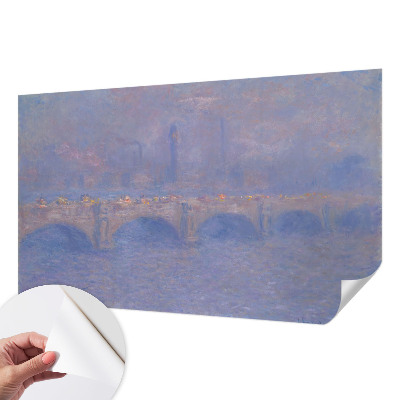 Samolepilna fototapeta z motivom modrega mostu