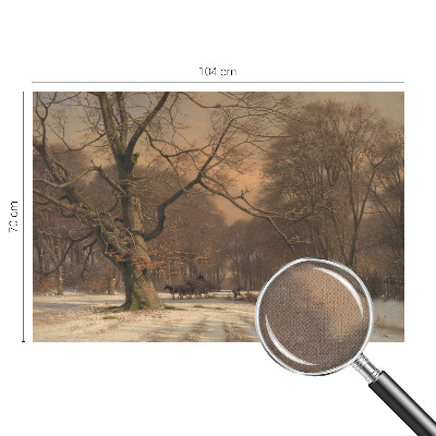 Fototapeta za otroško sobo z zimsko pokrajino