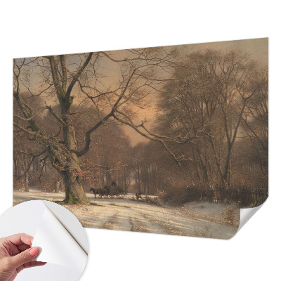 Fototapeta za otroško sobo z zimsko pokrajino