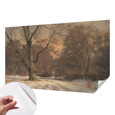 Fototapeta za otroško sobo z zimsko pokrajino