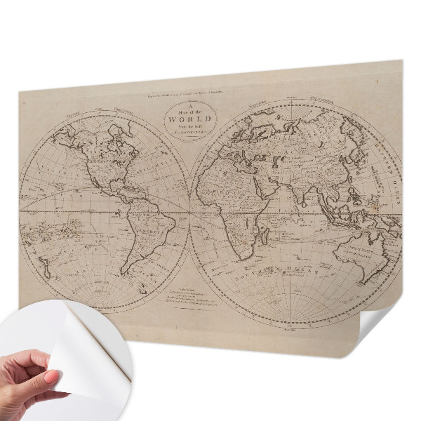 Otroška fototapeta Stari zemljevid