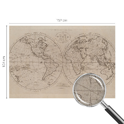 Otroška fototapeta Stari zemljevid