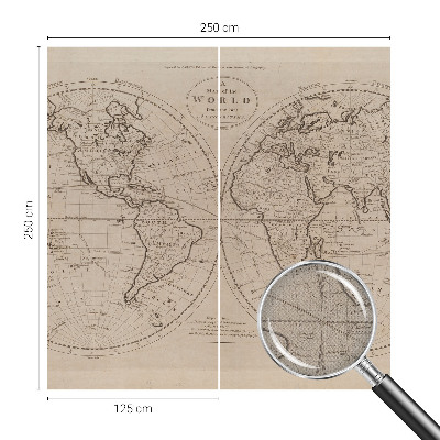 Otroška fototapeta Stari zemljevid