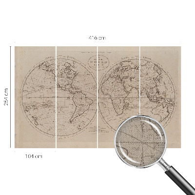 Otroška fototapeta Stari zemljevid