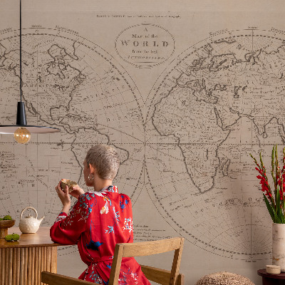 Otroška fototapeta Stari zemljevid