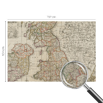 Samolepilna fototapeta Starinski zemljevid