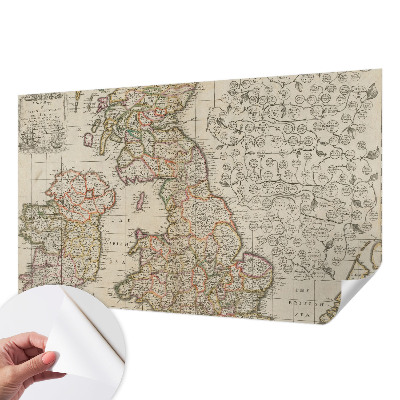 Samolepilna fototapeta Starinski zemljevid