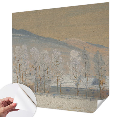 3D fototapeta Zimska pokrajina
