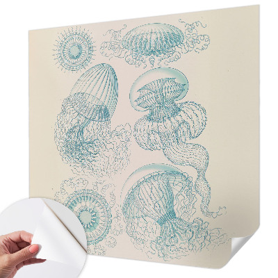 Samolepilna fototapeta z motivom morskih meduz