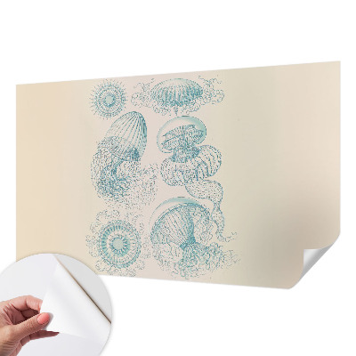 Samolepilna fototapeta z motivom morskih meduz