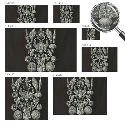 Samolepilna fototapeta za dnevno sobo Podvodne oblike