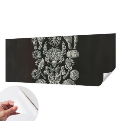 Samolepilna fototapeta za dnevno sobo Podvodne oblike