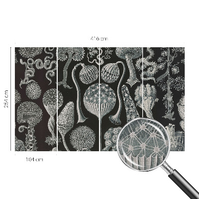 Samolepilna fototapeta za spalnico z motivom čarobnih rastlin