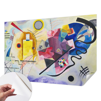 Samolepilna fototapeta za spalnico Barvita abstrakcija