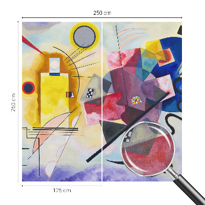 Samolepilna fototapeta za spalnico Barvita abstrakcija