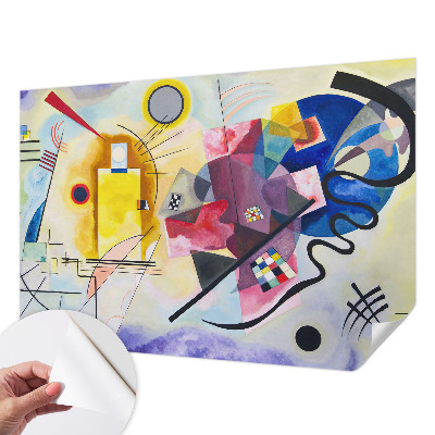 Samolepilna fototapeta za spalnico Barvita abstrakcija