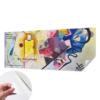 Samolepilna fototapeta za spalnico Barvita abstrakcija