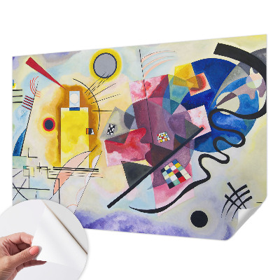 Samolepilna fototapeta za spalnico Barvita abstrakcija