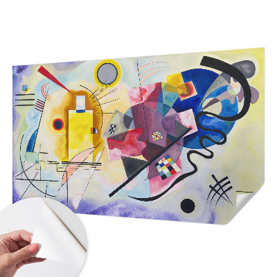 Samolepilna fototapeta za spalnico Barvita abstrakcija