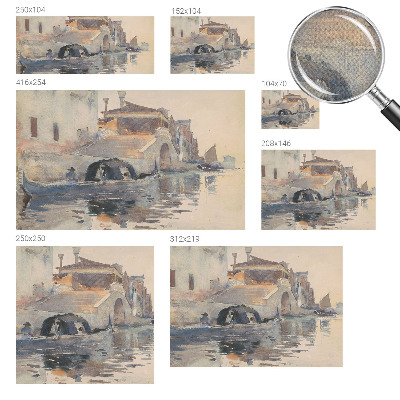 Samolepilna fototapeta za spalnico Beneška harmonija