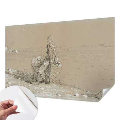 Otroška fototapeta z nostalgičnim prizorom