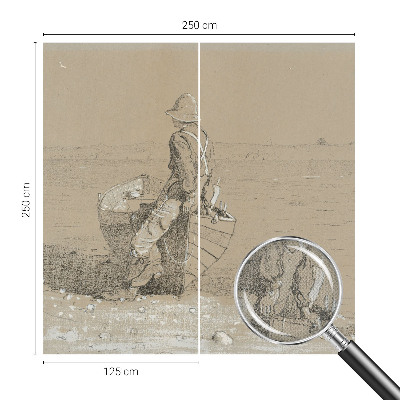 Otroška fototapeta z nostalgičnim prizorom