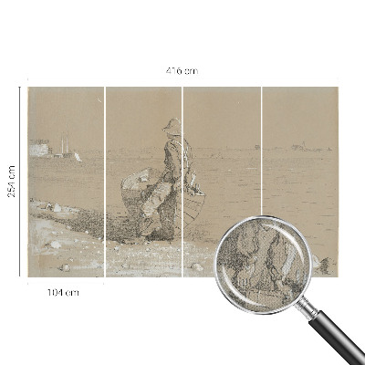 Otroška fototapeta z nostalgičnim prizorom