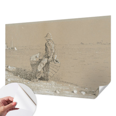 Otroška fototapeta z nostalgičnim prizorom