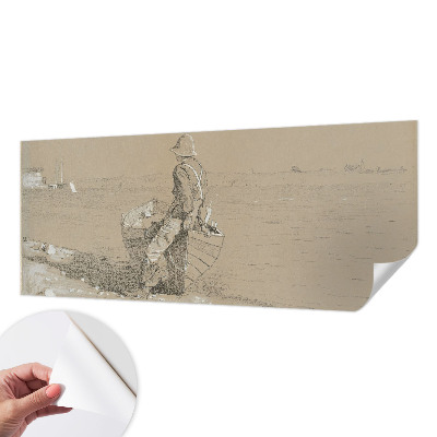 Otroška fototapeta z nostalgičnim prizorom