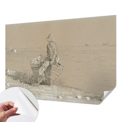 Otroška fototapeta z nostalgičnim prizorom