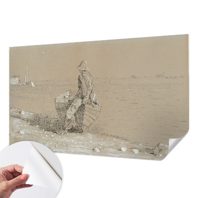 Otroška fototapeta z nostalgičnim prizorom