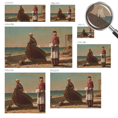 3D fototapeta z obmorskim prizorom