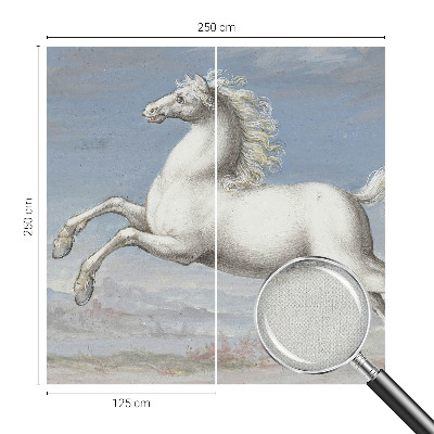 Samolepilna fototapeta s konji v skoku