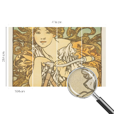 Samolepilna fototapeta za spalnico z motivom pomladne elegance