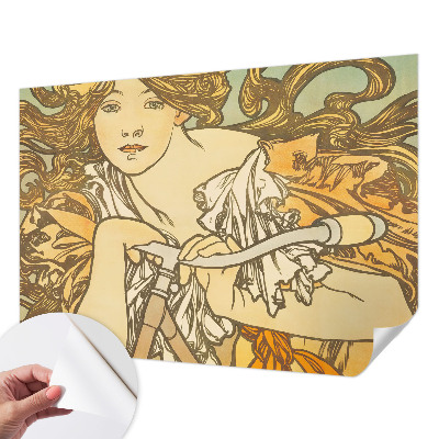 Samolepilna fototapeta za spalnico z motivom pomladne elegance
