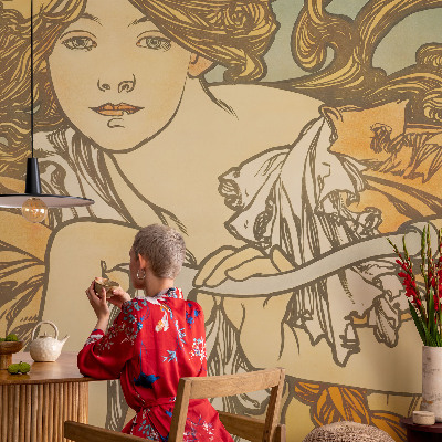 Samolepilna fototapeta za spalnico Pomladna eleganca