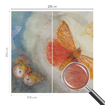 Fototapeta za otroško sobo Barviti metulji