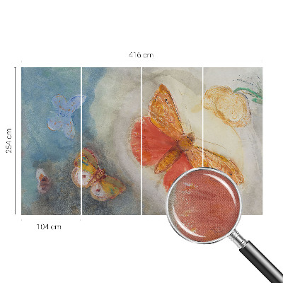 Fototapeta za otroško sobo Barviti metulji