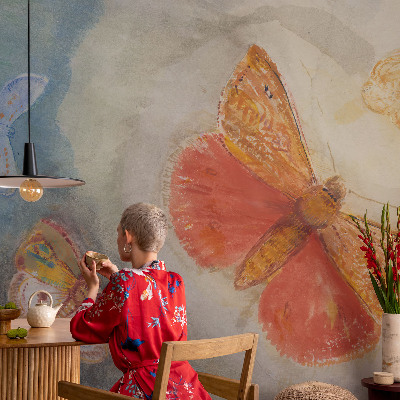 Fototapeta za otroško sobo Barviti metulji
