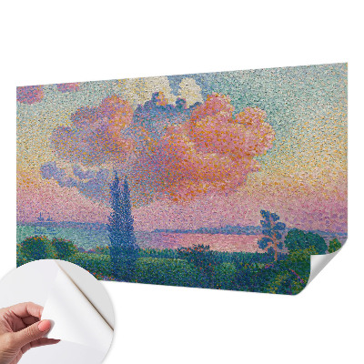 Samolepilna fototapeta z barvito pokrajino