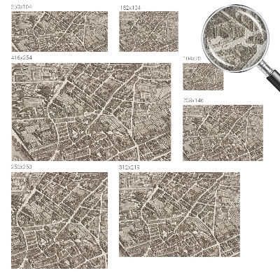 Fototapeta za otroško sobo Mestni labirint