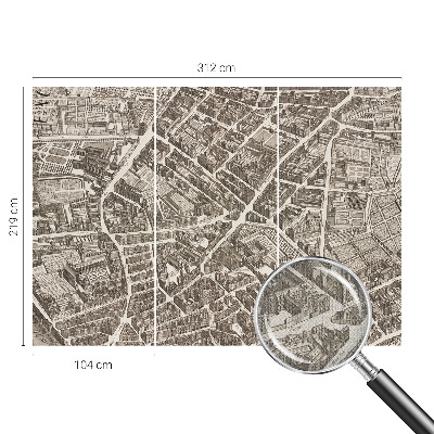 Fototapeta za otroško sobo Mestni labirint