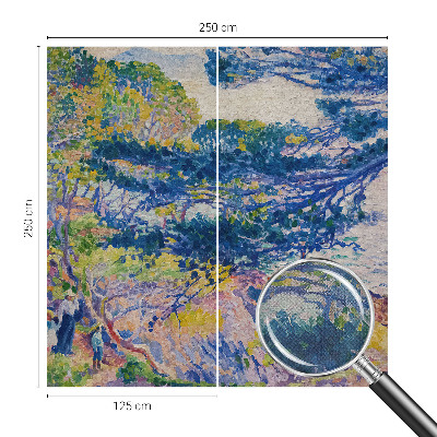 Samolepilna fototapeta z motivom impresionistične pokrajine