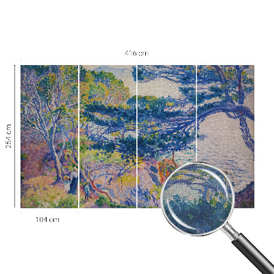 Samolepilna fototapeta z motivom impresionistične pokrajine