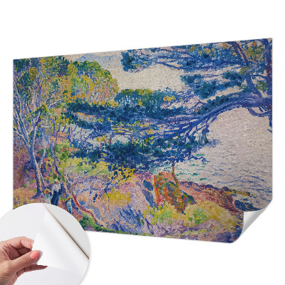 Samolepilna fototapeta z motivom impresionistične pokrajine